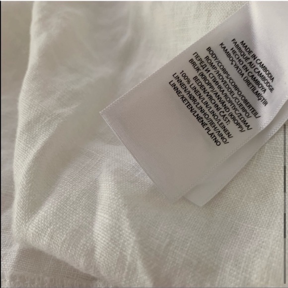 New Ralph Lauren Maxi Linen White Long Dress - Picture 10 of 13